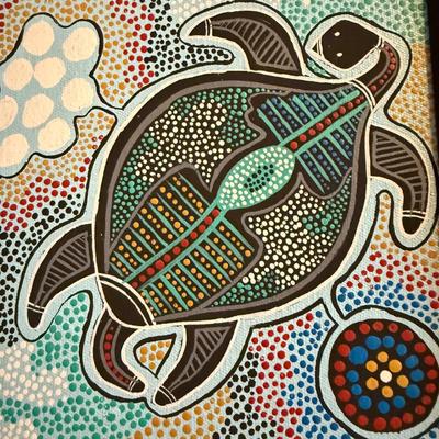 “Wayamba the Turtle” and other Aboriginal Art (O-BM)
