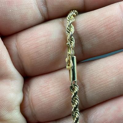 -3- GOLD | 14K Gold Bracelet | Marked