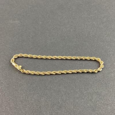-3- GOLD | 14K Gold Bracelet | Marked