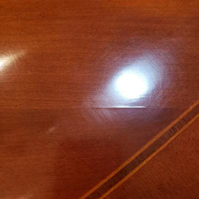 Inlay Dining Table w/ Two Leaves and Six Chairs (DR-KD)
