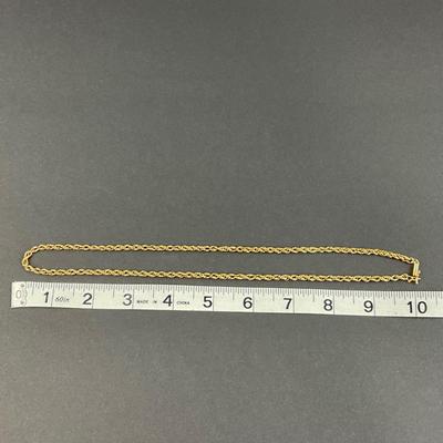 -4- GOLD | 14K Gold Necklace | Marked