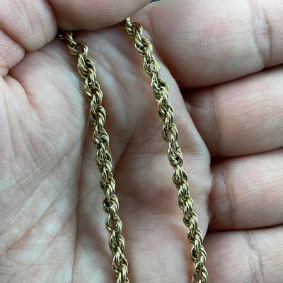 -4- GOLD | 14K Gold Necklace | Marked