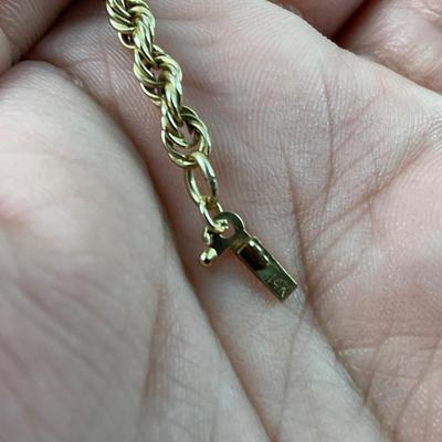 -4- GOLD | 14K Gold Necklace | Marked