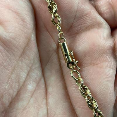 -4- GOLD | 14K Gold Necklace | Marked