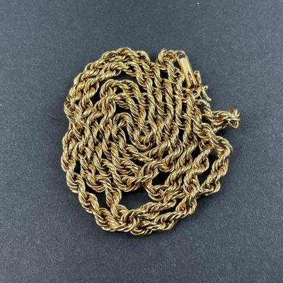 -4- GOLD | 14K Gold Necklace | Marked