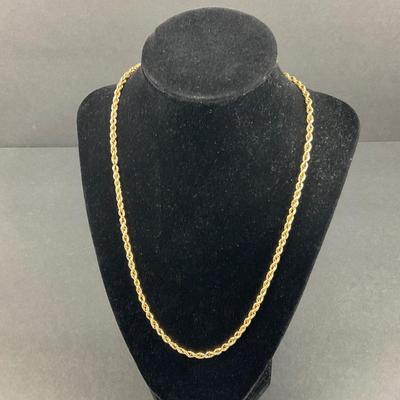 -4- GOLD | 14K Gold Necklace | Marked