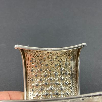 -7- STERLING | Elephant Cuff Bracelet | Marked