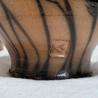 Japanese Style Ceramic Sake Bottle and Cups by Kyle Carpenter (LR-DZ)