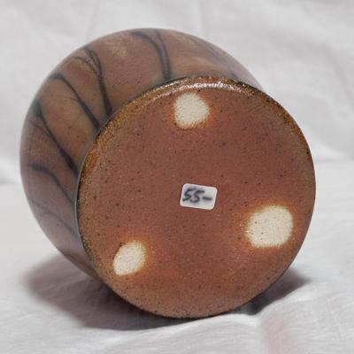Japanese Style Ceramic Sake Bottle and Cups by Kyle Carpenter (LR-DZ)