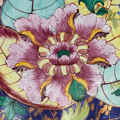 Mottahedeh Tobacco Leaf Porcelain Tureen w/ Platter (LR-DZ)