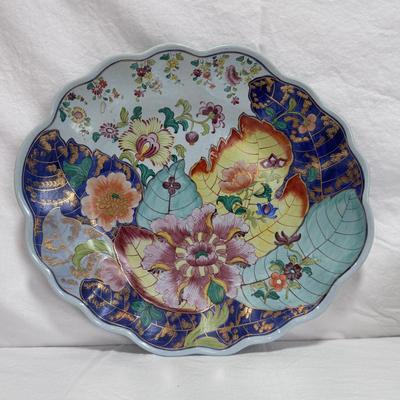 Mottahedeh Tobacco Leaf Porcelain Tureen w/ Platter (LR-DZ)
