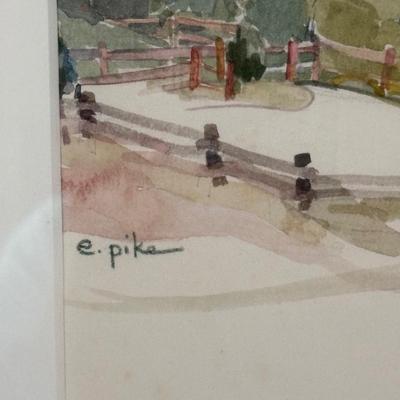 Watercolor by Elise Pike Lerman (GB3-ES)
