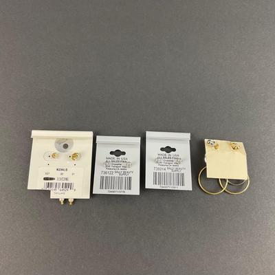 -22- JEWELRY | Four Pairs Earrings