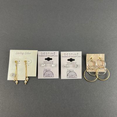 -22- JEWELRY | Four Pairs Earrings