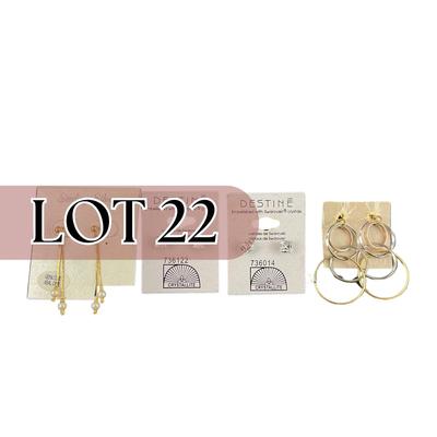 -22- JEWELRY | Four Pairs Earrings