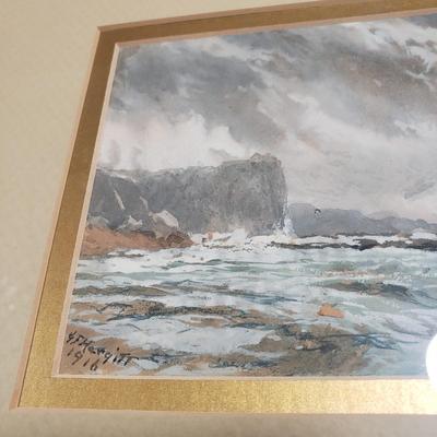 "Tarragona Castle & the Bass Rock" by G. F. Hargett (DR-KD)