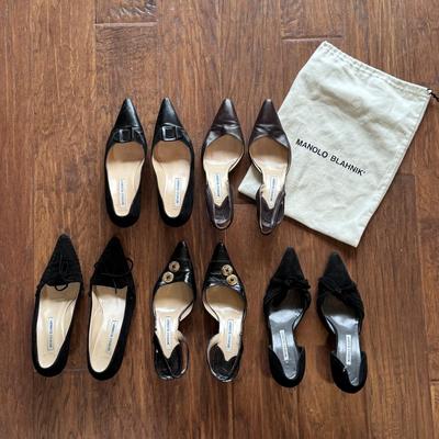Manolo Blahnik Women’s Kitten Heels - Size 38 1/2 (LR-DZ)