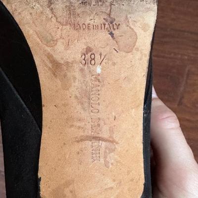 Manolo Blahnik Women’s Kitten Heels - Size 38 1/2 (LR-DZ)