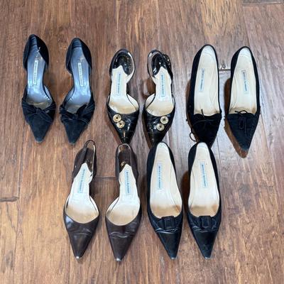 Manolo Blahnik Women’s Kitten Heels - Size 38 1/2 (LR-DZ)