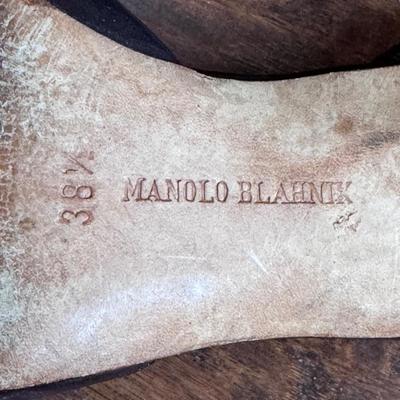 Manolo Blahnik Women’s Kitten Heels - Size 38 1/2 (LR-DZ)