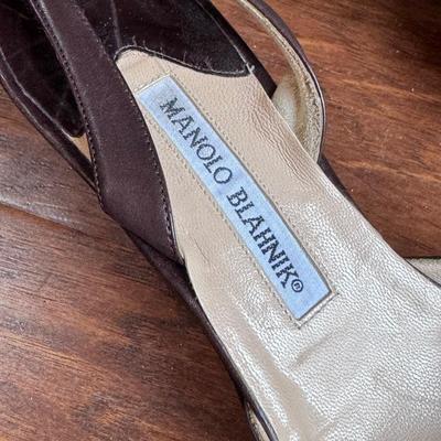 Manolo Blahnik Women’s Kitten Heels - Size 38 1/2 (LR-DZ)
