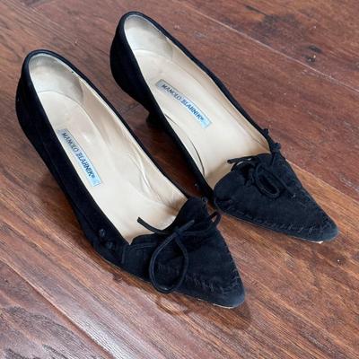 Manolo Blahnik Women’s Kitten Heels - Size 38 1/2 (LR-DZ)