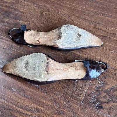 Manolo Blahnik Women’s Kitten Heels - Size 38 1/2 (LR-DZ)