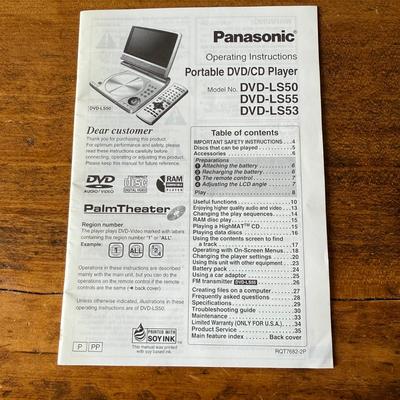 Panasonic Portable DVD Player (GB2-BM)
