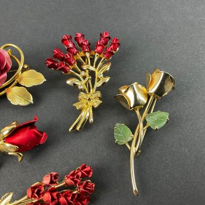 -33- BROOCH | Vintage Rose Brooches