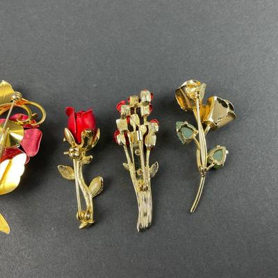 -33- BROOCH | Vintage Rose Brooches