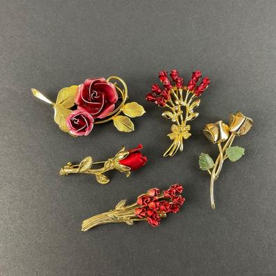-33- BROOCH | Vintage Rose Brooches