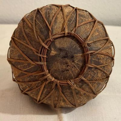 Basket Canteen Made of Coconut Shell