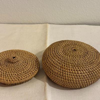 Indonesian Handmade Basket with Lid