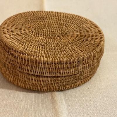 Small Oval Indonesian Trinket Basket