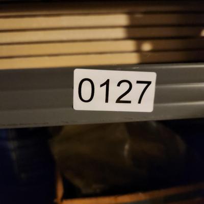 Metal Shelving unit 36" x 17" 6 Shelves