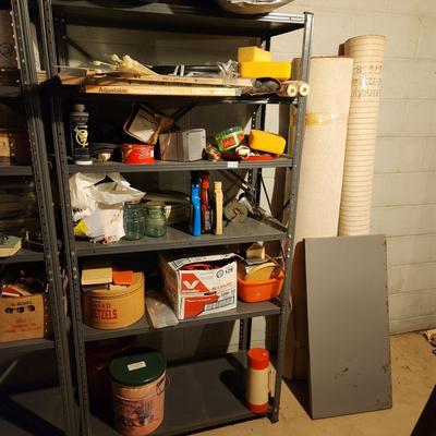 Metal Shelving unit 36" x 17" 6 Shelves