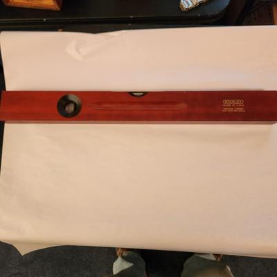 Stanley Cherry Wood Level No. 0