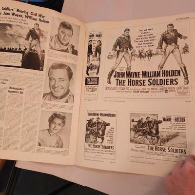 John Wayne William Holden The Horse Soldiers United Artist Pressbook