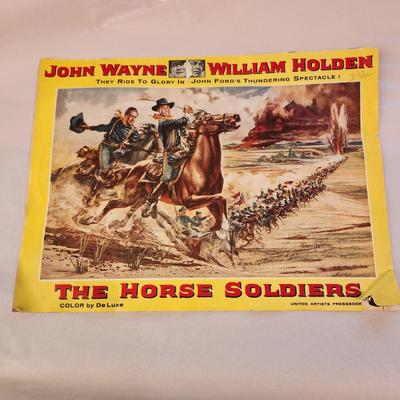 John Wayne William Holden The Horse Soldiers United Artist Pressbook