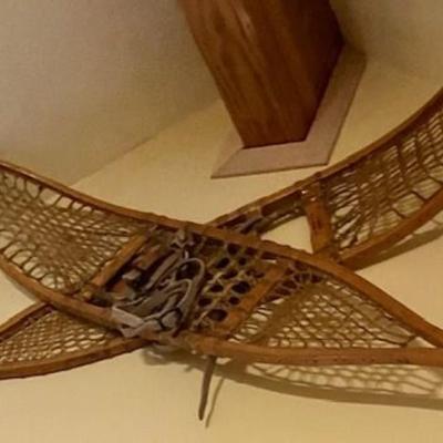 Pair Of Vintage Snow Shoes