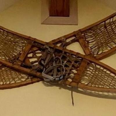Pair Of Vintage Snow Shoes