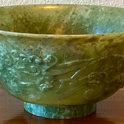 Vintage Jade Bowl
