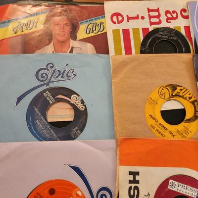 Large Lot 45 RPM Records