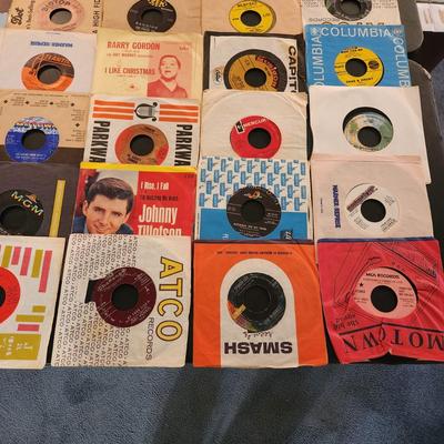 Large Lot 45 RPM Records