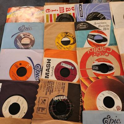 Large Lot 45 RPM Records