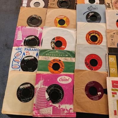 Large Lot 45 RPM Records