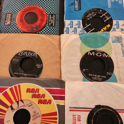 Large Lot 45 RPM Records