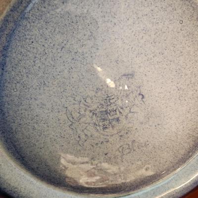 Flow-Blue Water Pitcher & Bowl