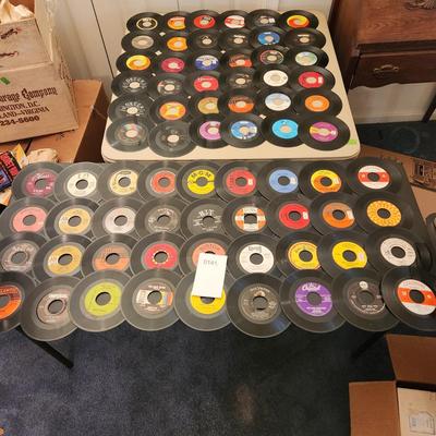 Another Large Lot 45 RPM Records Jan & Dean Four Tops Taco Ricky Nelson Whodini Bad Boy Lovin Spoonful Dion Turtles Simon &...
