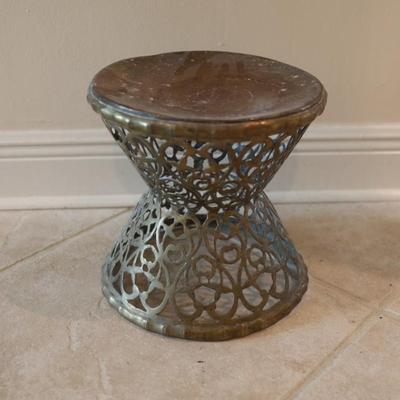 Brass Drum Stool